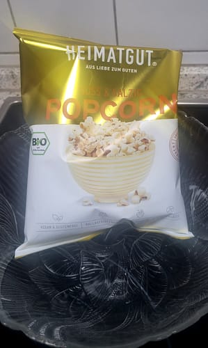 Customer photo review of Bio Popcorn Süß-Salzig klein