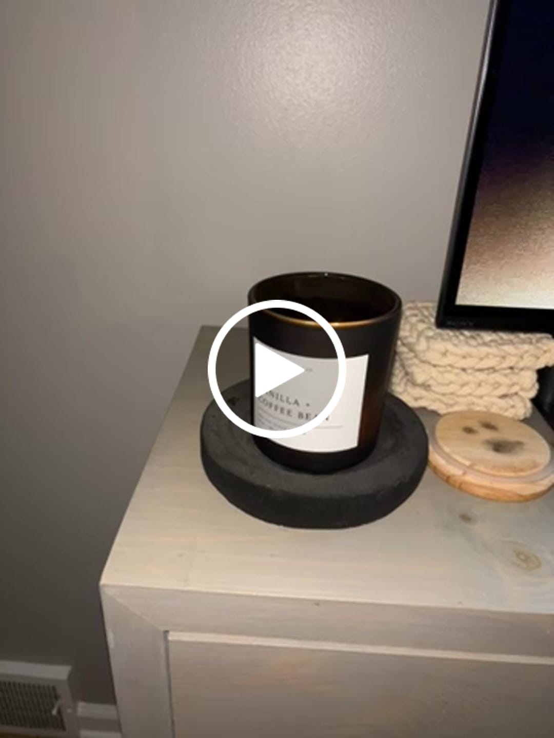 Customer video review of Vanilla + Coffee Bean 10 oz. Candle