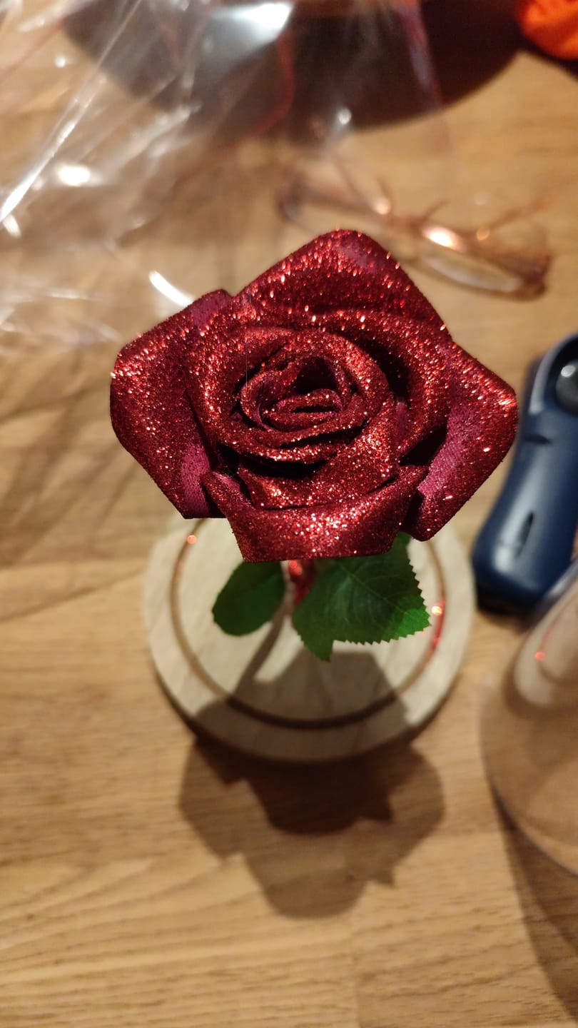Customer photo review of Satinband 38 mm x 25 m Bordeaux