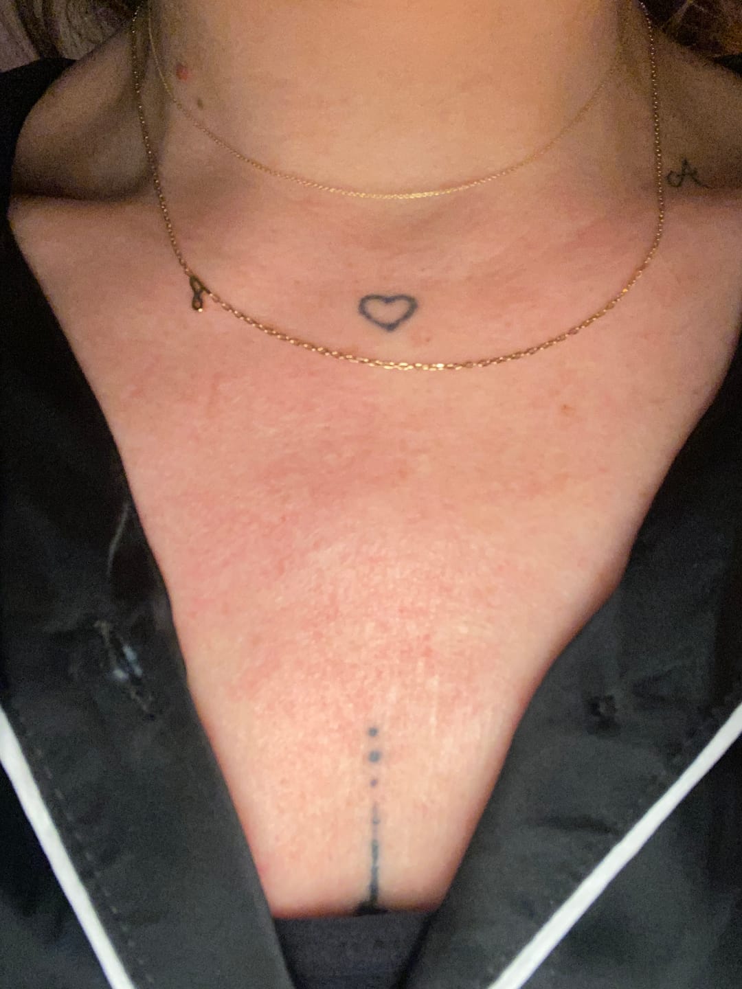 Customer photo review of Initial Chain Necklace