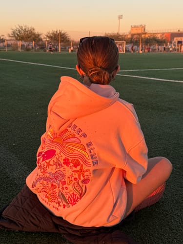 Customer photo review of Whale Shark Tropics Hoodie