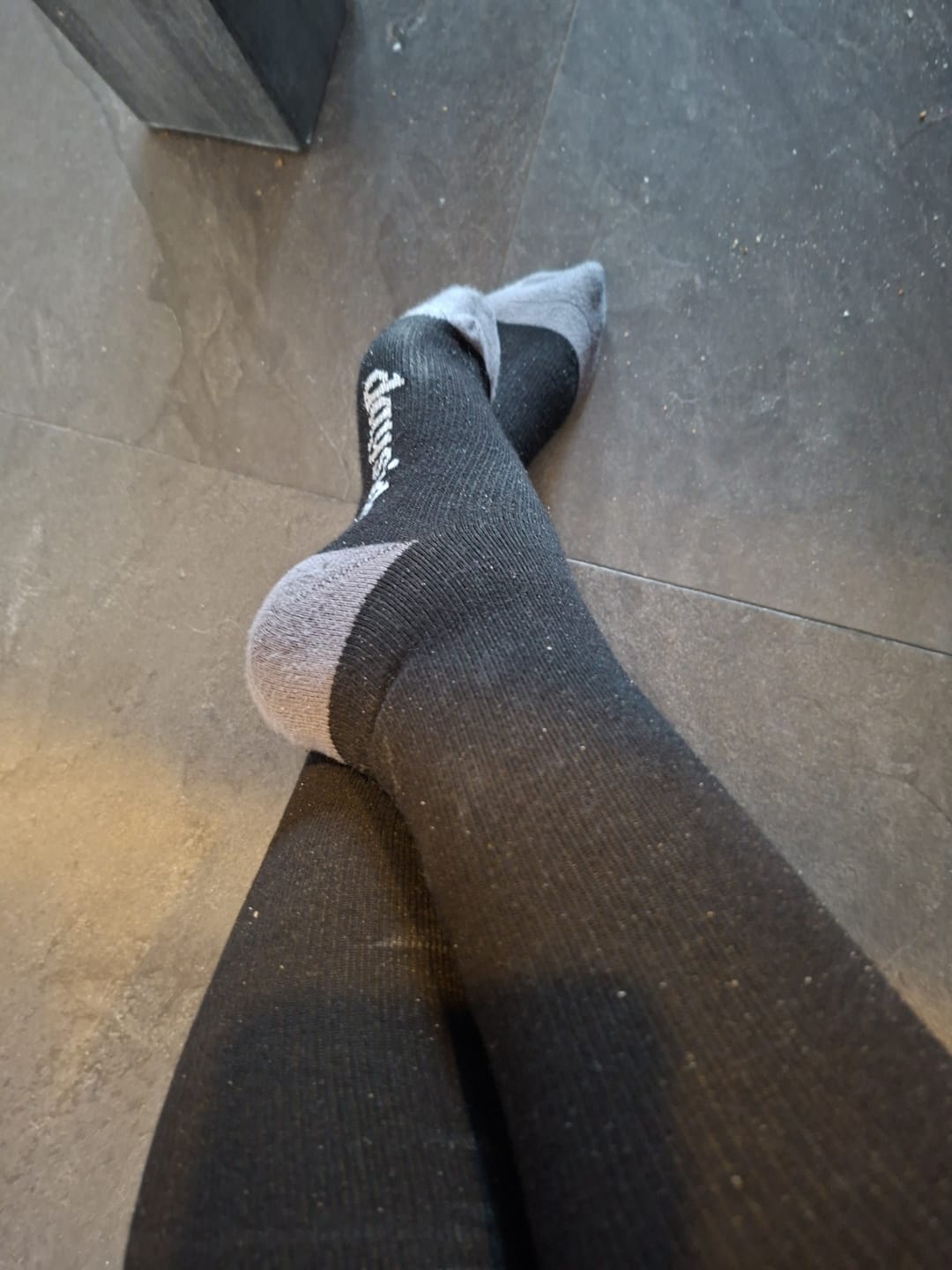 Customer photo review of Midnight Blend Compression Socks