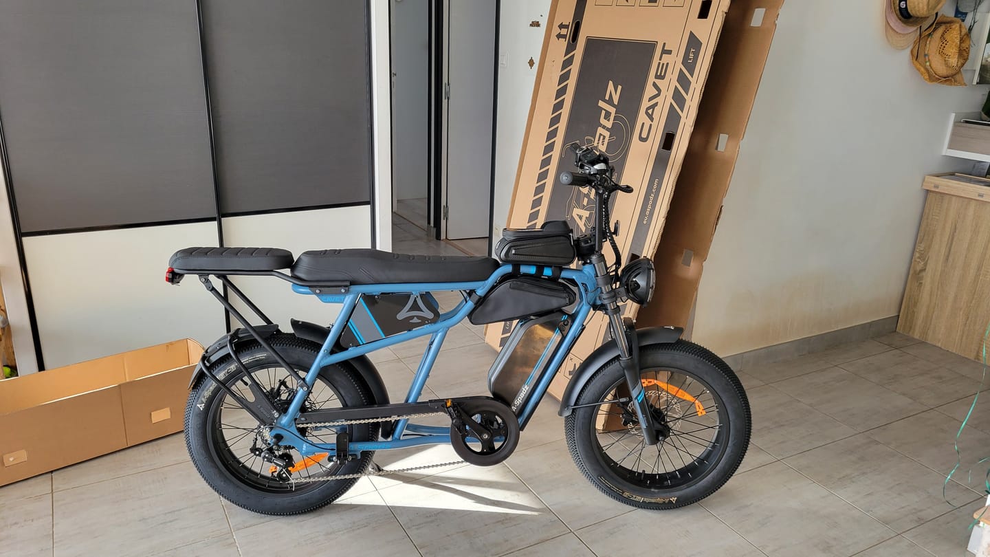 Customer photo review of Gifts Pack（Includs – Foot Peg, Fender & Chainguard!）