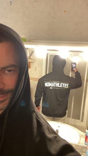 Customer photo review of Sudadera Black Performance - Extra Oversized