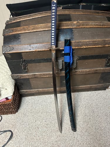 Custom katana built by a customer