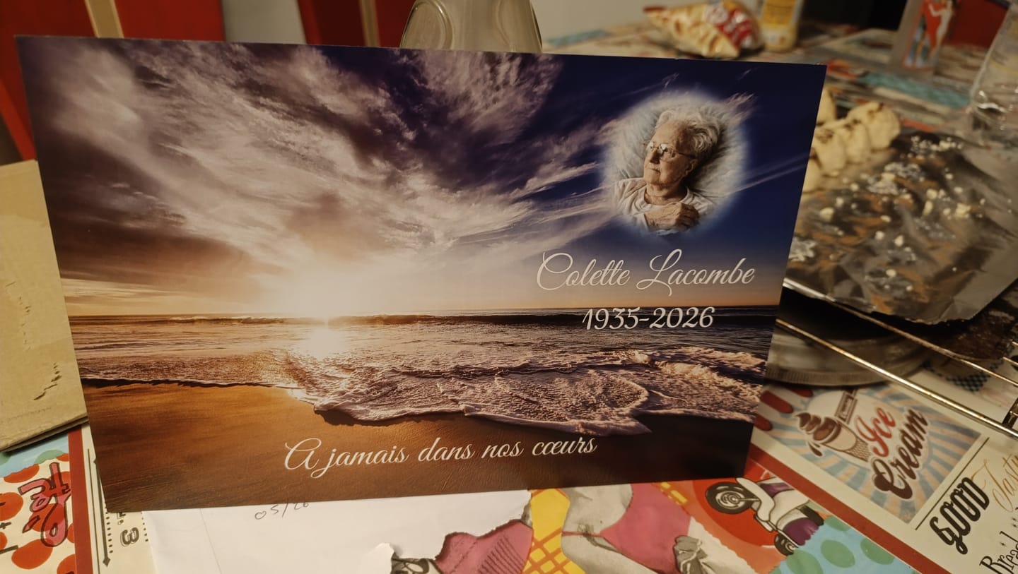 Customer photo review of Plaque Funéraire Bord de Mer