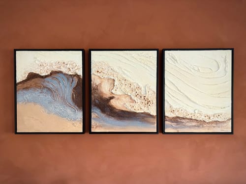 Customer review photo for Plaster Art Texture Painting #SG455