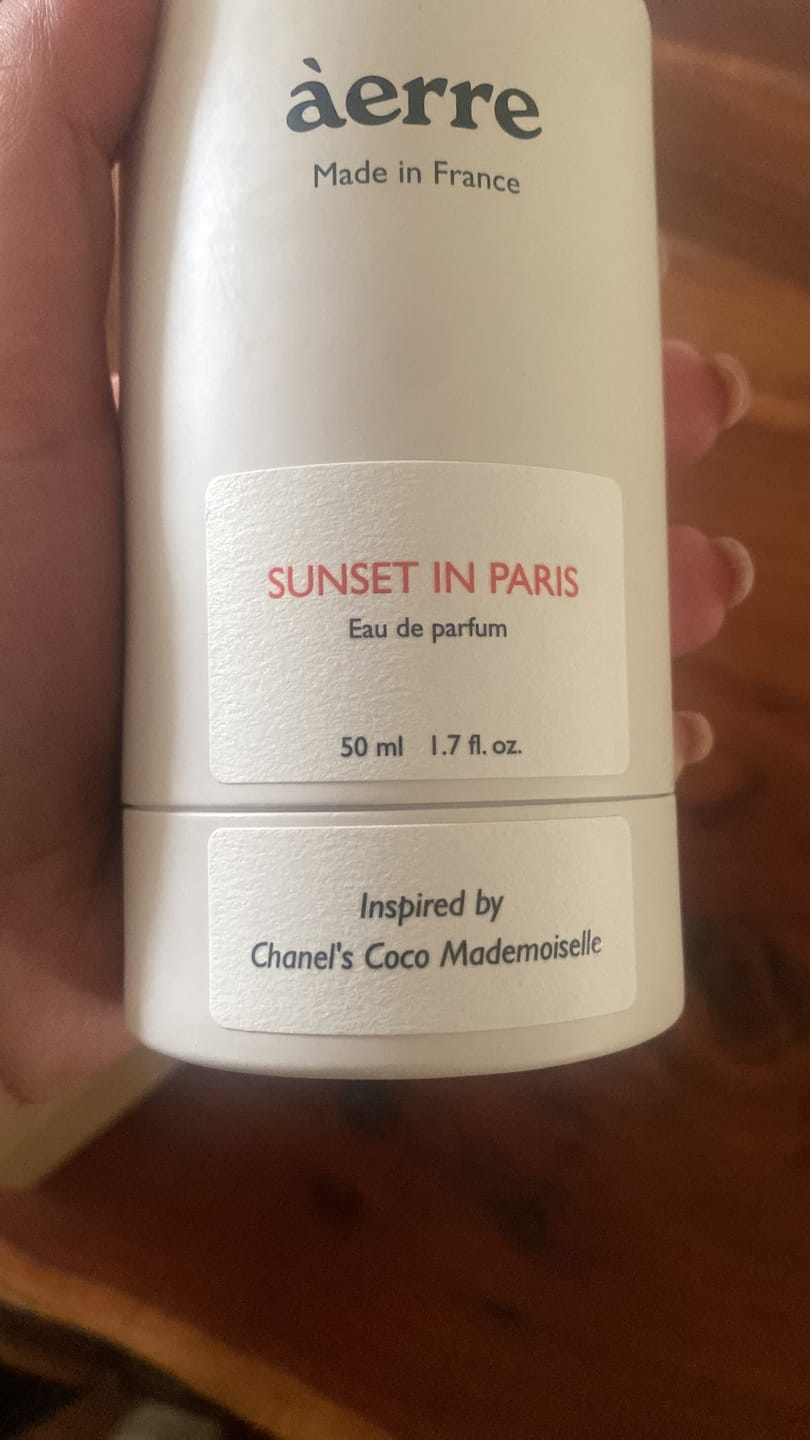 Customer photo review of Sunset in Paris
