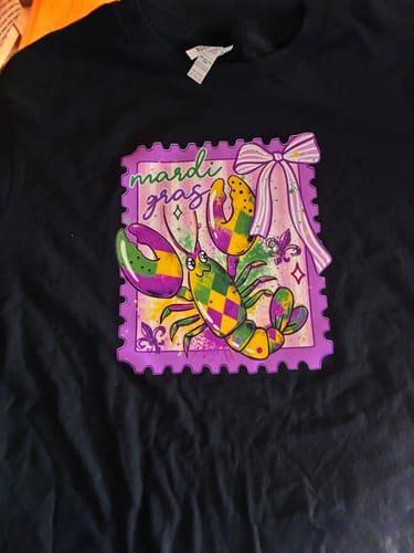 Customer photo review of DTF Transfers Upload Your Gang Sheet