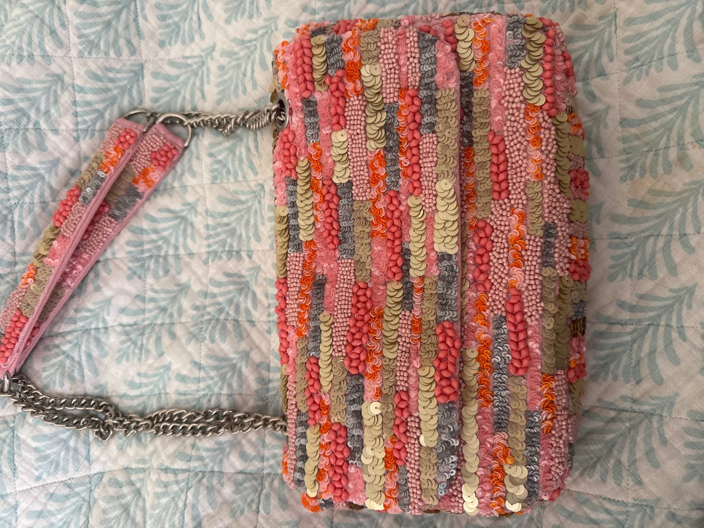 Customer photo review of Candy Crush Embellished Shoulder Bag