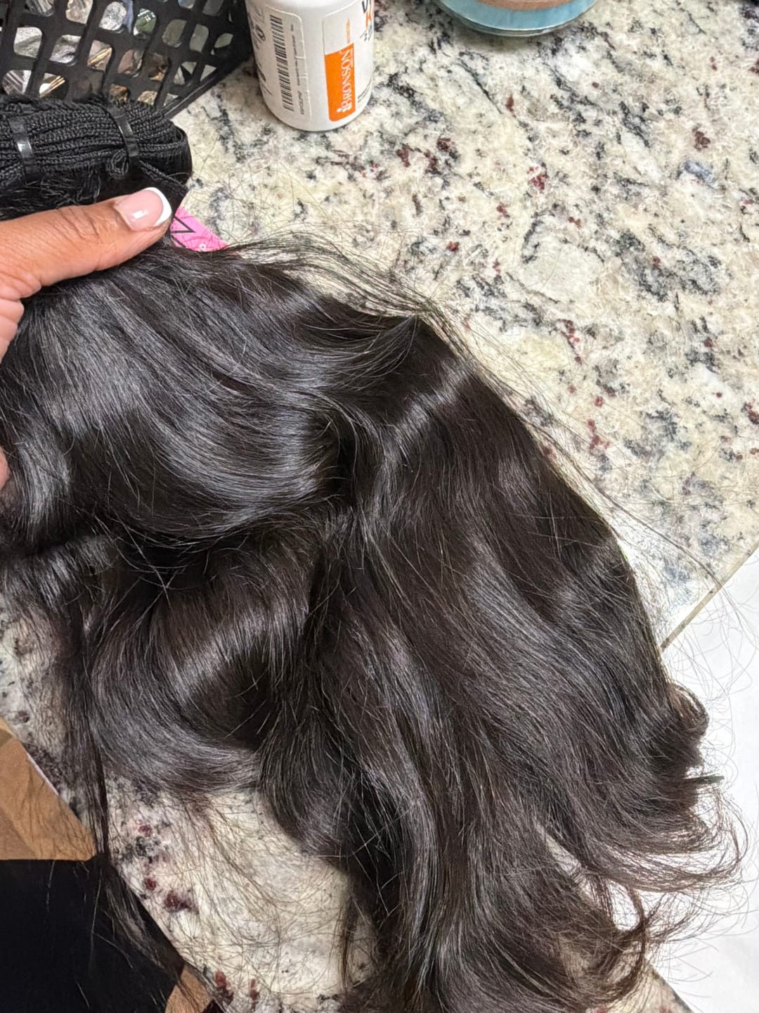 Customer photo review of Raw Indian Wavy Hair