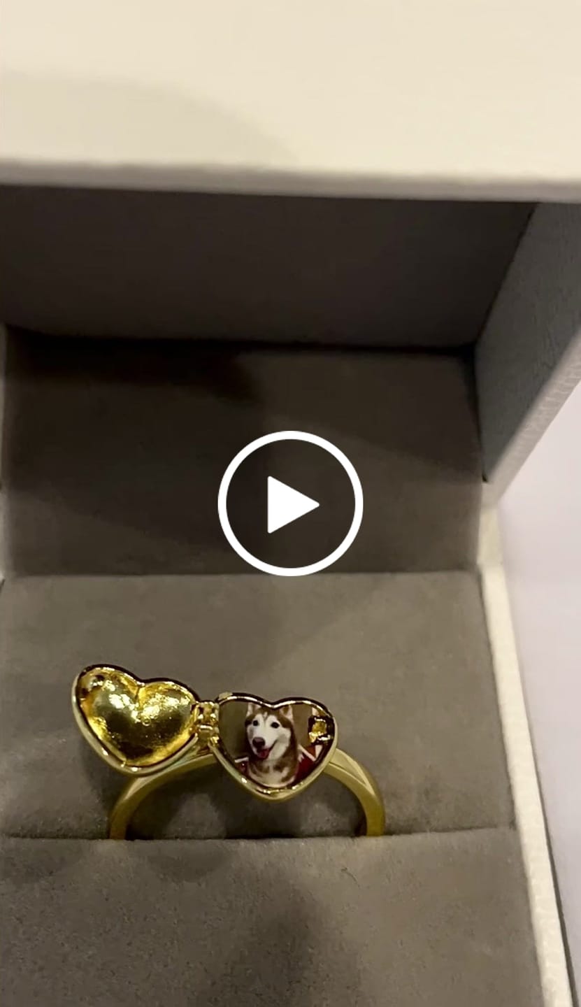 Customer video review of Heart Locket Ring