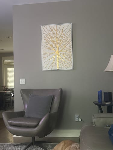 Customer review photo for Plaster Art Texture Painting #SG029