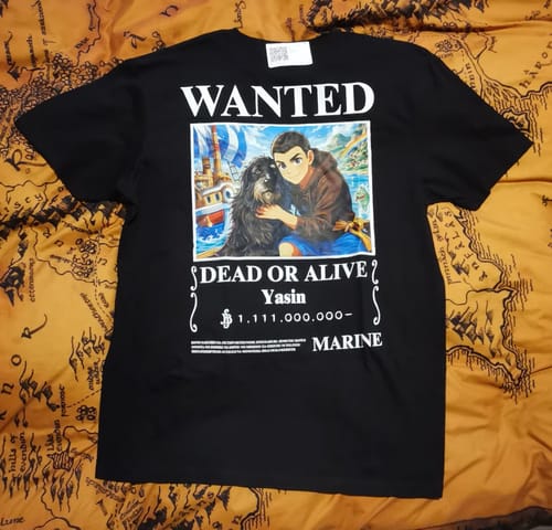 Customer photo review of WANTED - Shirt (custom made)