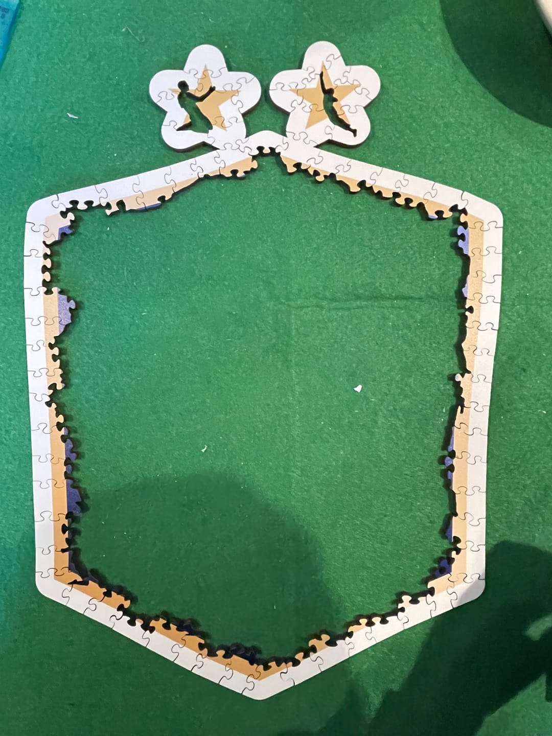 Customer photo review of Logo Équipe de France® - Puzzle en Bois