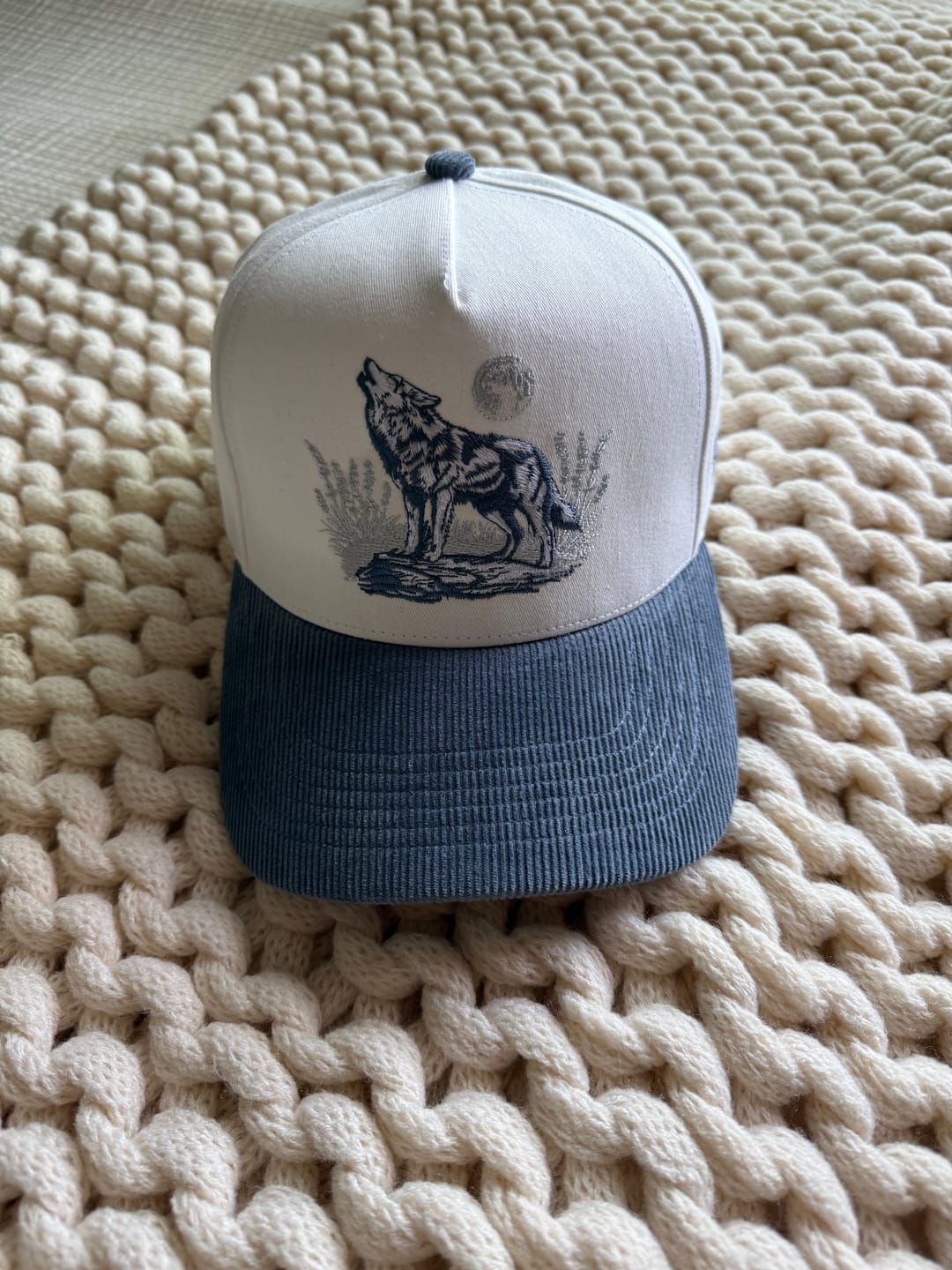Customer photo review of Alpha Corduroy Brim Hat