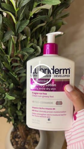 Customer video review of Lubriderm Advanced Therapy Body Lotion for Dry Skin – Intensive Moisture