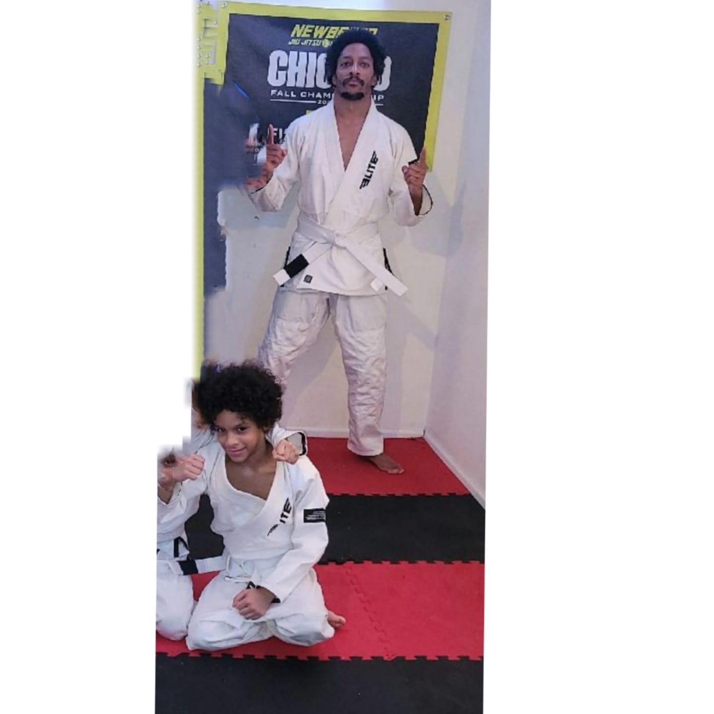 Customer photo review of Core White Brazilian Jiu Jitsu Kids BJJ Gi
