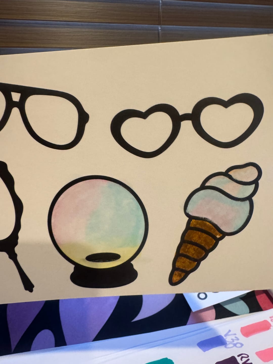 Customer photo review of Ohuhu Alcohol Marker Bubble Kit