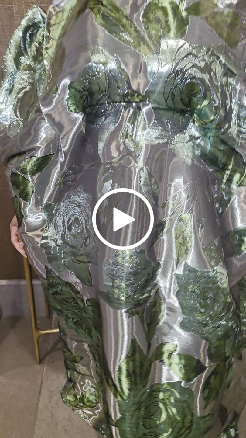 Customer video review of Vicky Metallic Boubou
