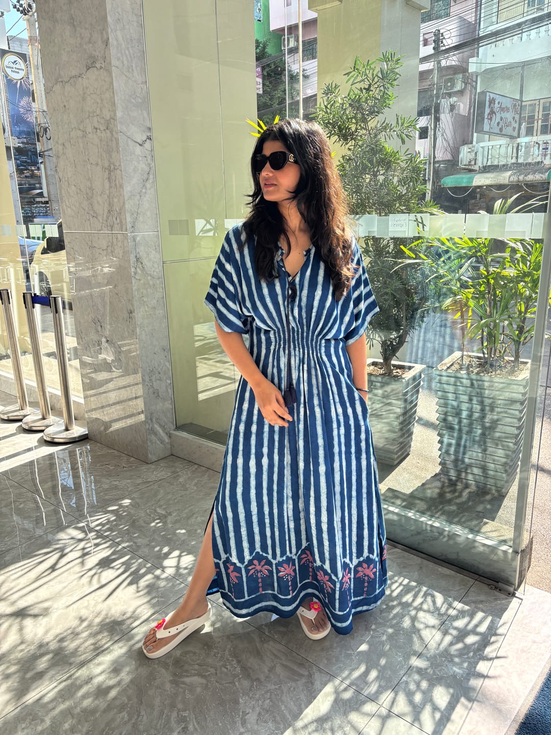 Customer photo review of Mrignayani Maxi Dress