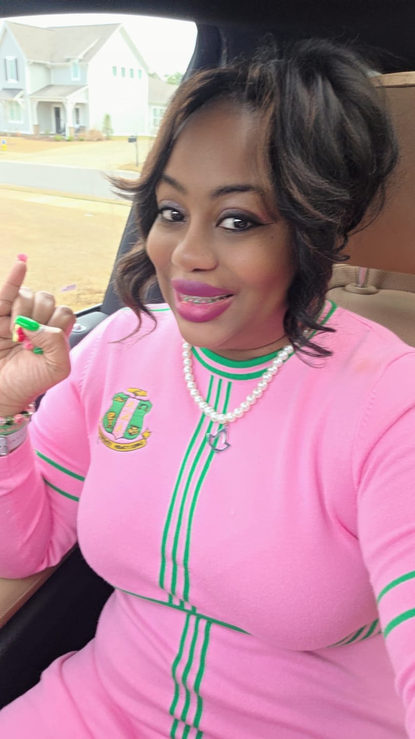 Customer photo review of The Striped Knit Dress AKA- PRE ORDER