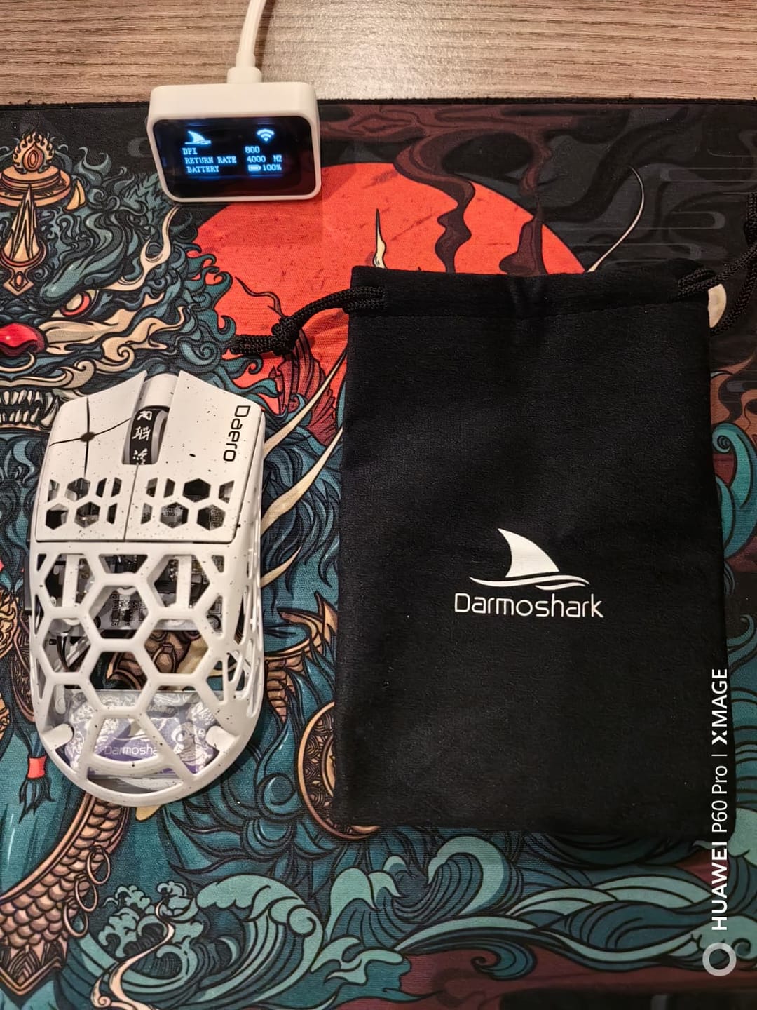 Customer photo review of Darmoshark M2 Pro Magnezyum Wireless Mouse