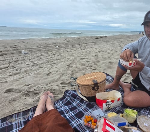 Customer photo review of Mangopare Linen Skirt