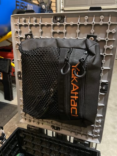 Customer photo review of YakAttack BlackPak Pocket - GridLoc Storage Bag