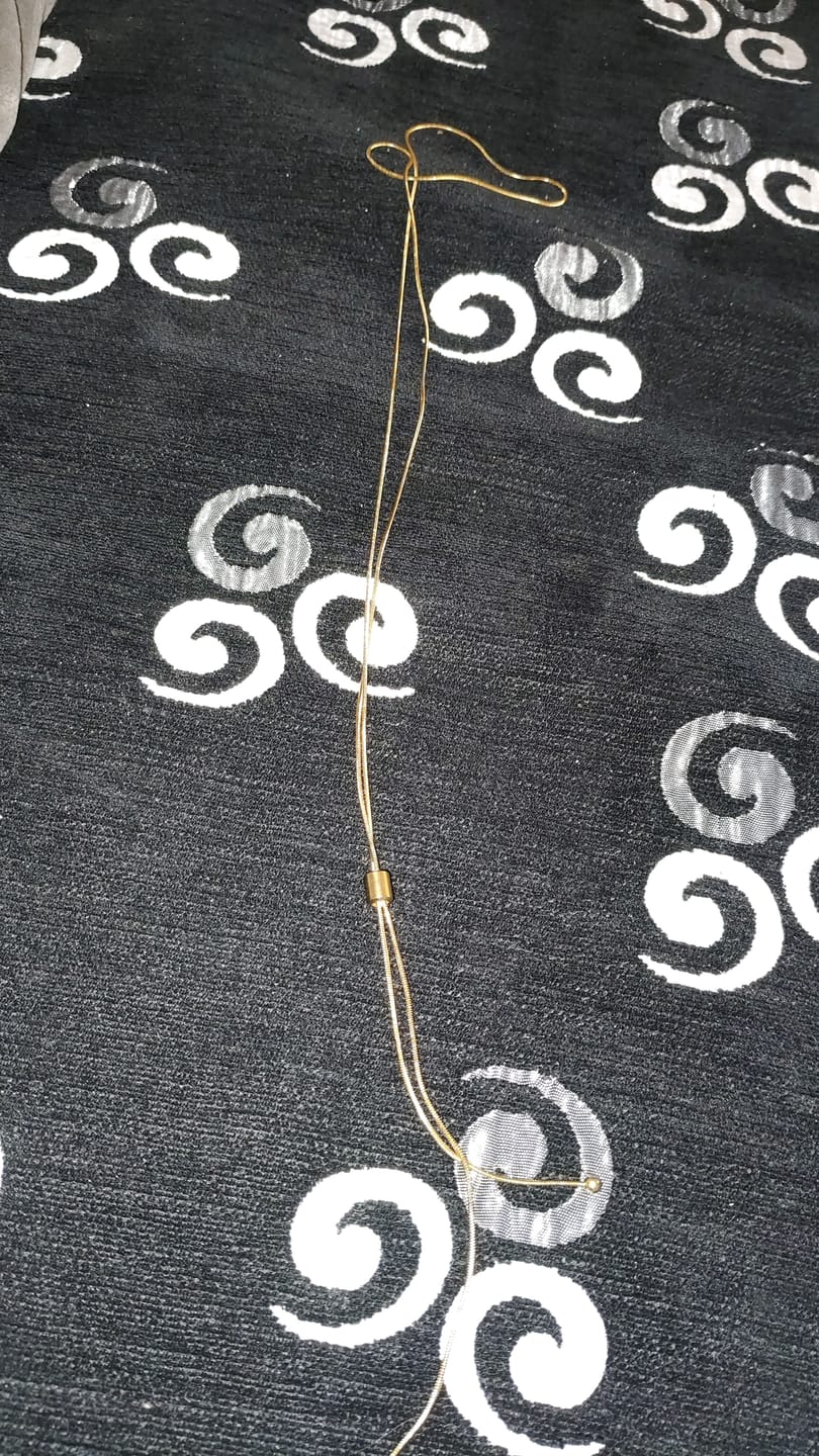 Customer photo review of Wrap Lariat Necklace