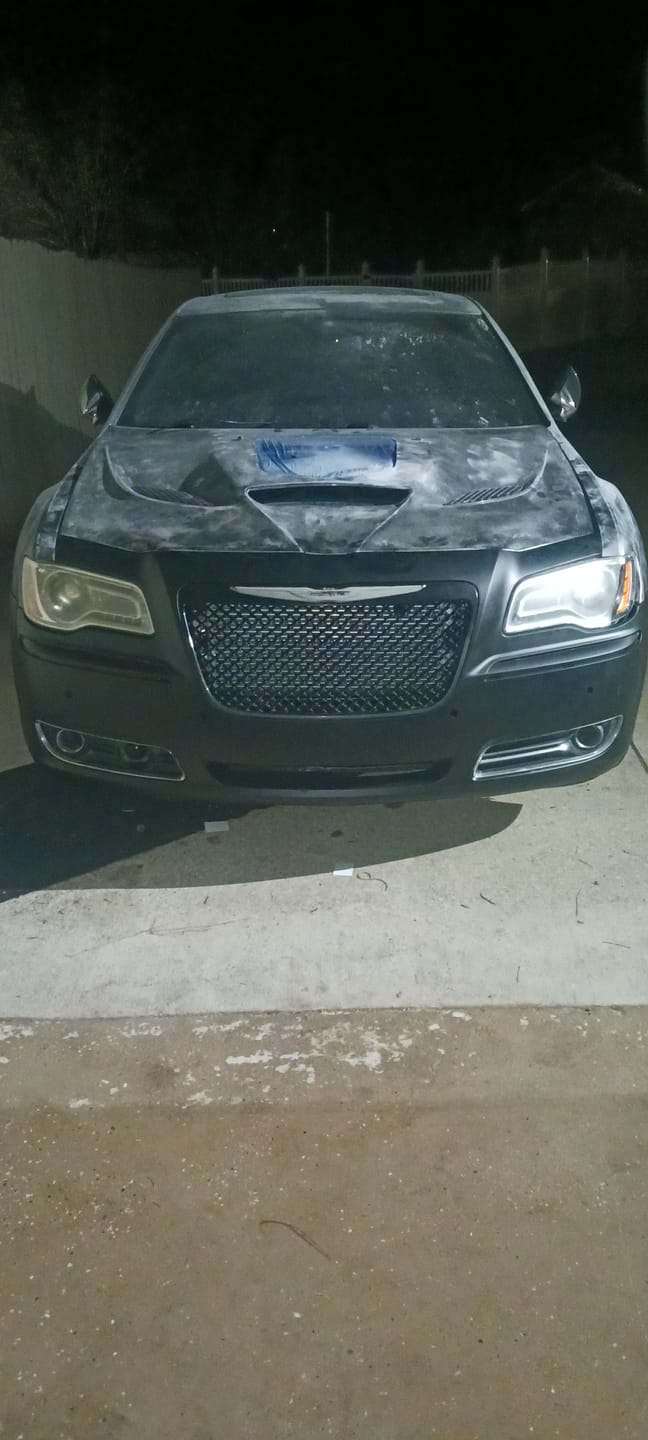 Customer photo review of Corvette C6 Clear Heat Extractor Hood Insert | ZR1 Conversion Package