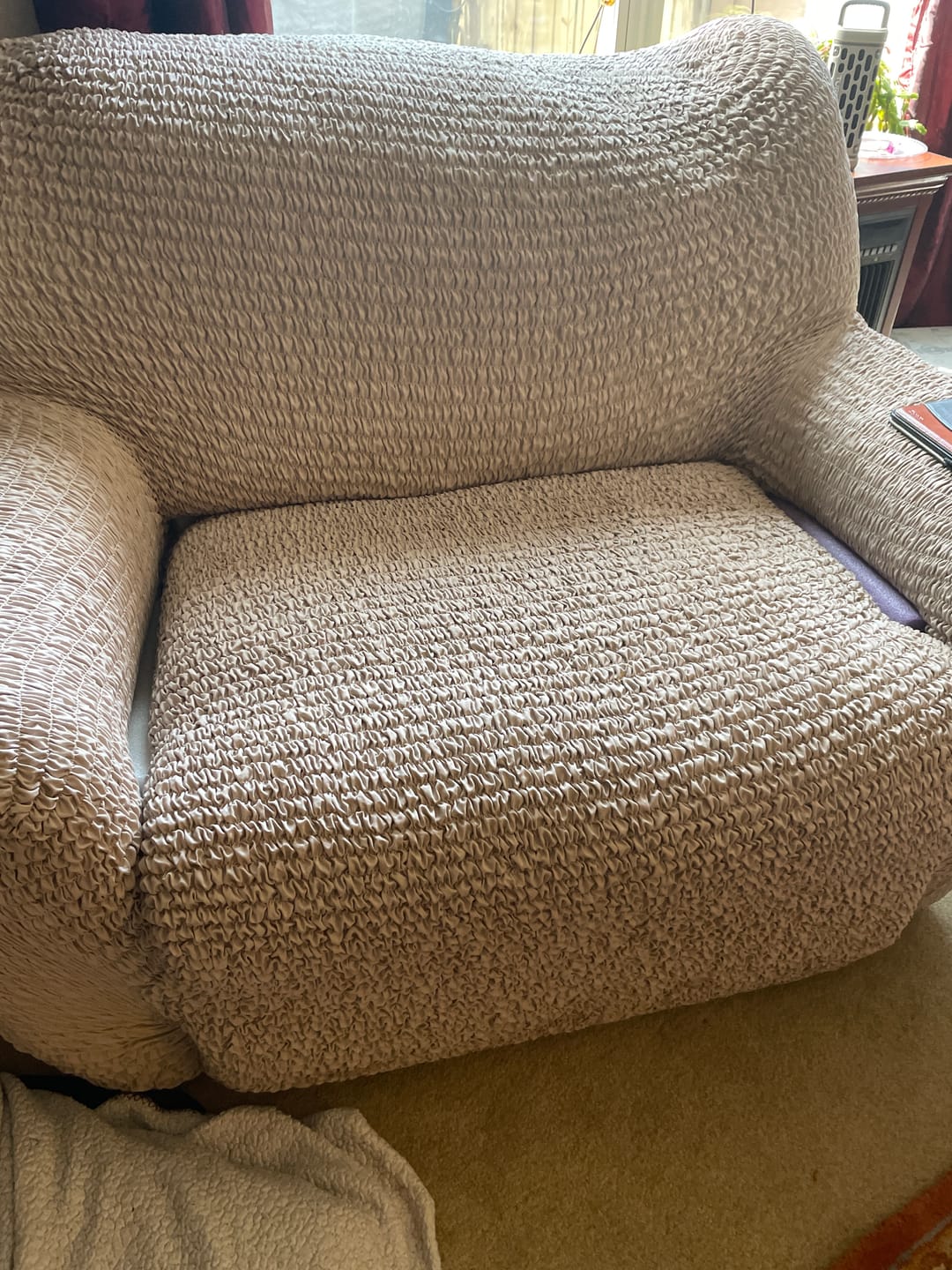 Customer photo review of Armchair Slipcover, Comfort Collection