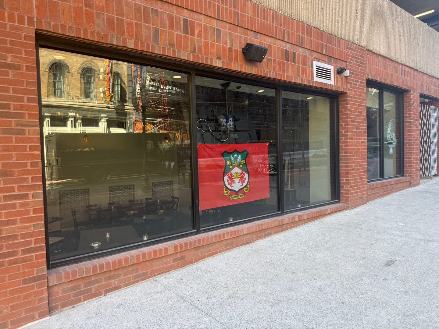 Customer photo review of Wrexham Football Club Flag
