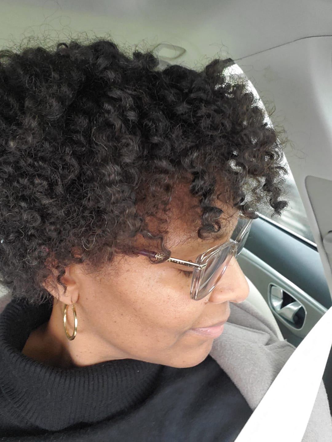Customer photo review of Low Porosity Deep Repair Hair Mask