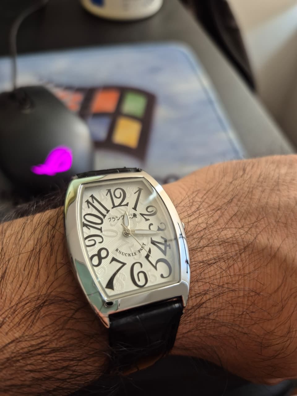 Customer photo review of Reloj Análogo Frank Miura FM00DC-WH Knuckle Part JDM