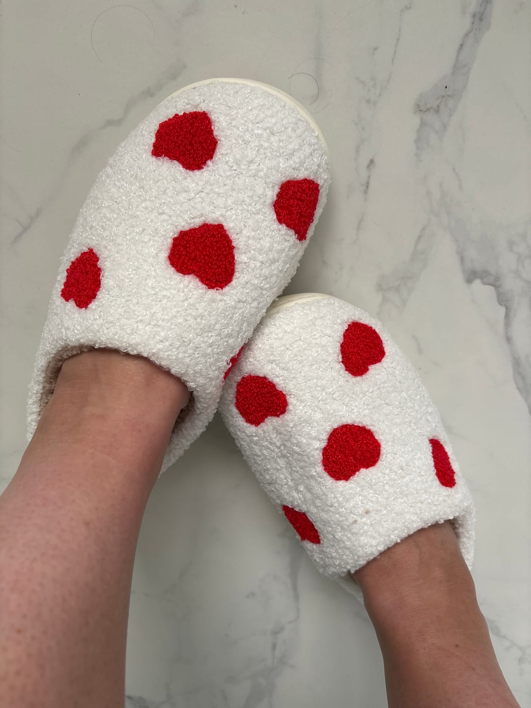 Customer photo review of Lover's Plush Slippers