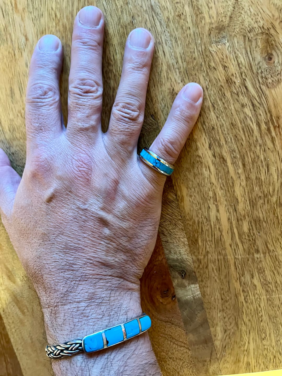 Customer photo review of TURQUOISE BAND.