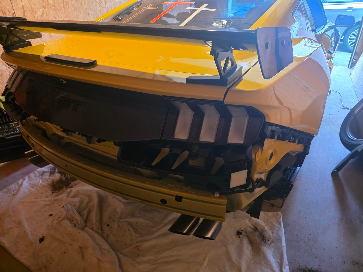 Customer photo review of 2024-2025 Mustang S650 Euro Style Taillights Amber Turn Signal Sequential