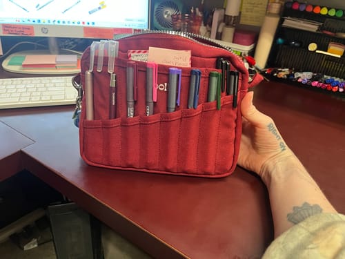 Customer photo review of Soolla® Studio Pouch, Sangria