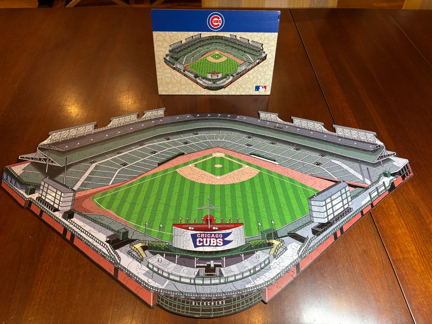 Customer photo review of Chicago Cubs™ Wrigley Field Stadium - Wooden Puzzle