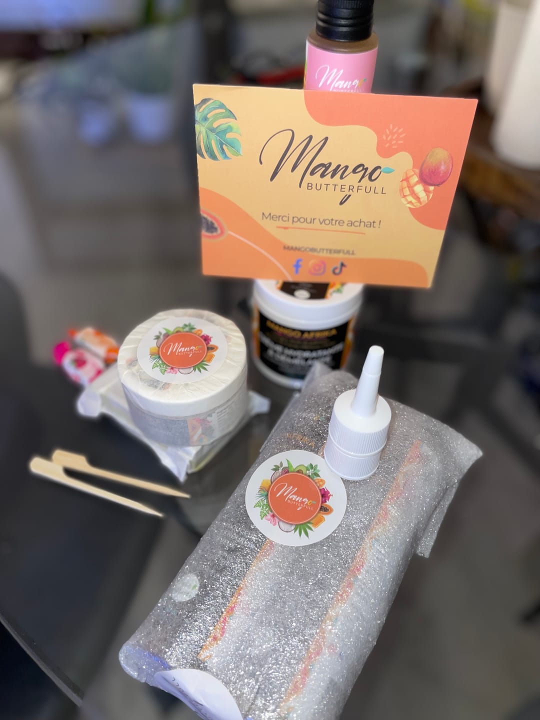 Customer photo review of Spray Hydratant et nourrissant - MANGO AFRIKA