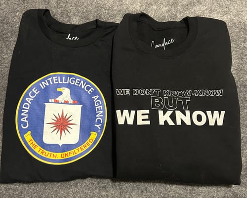 Customer photo review of We Know Crewneck