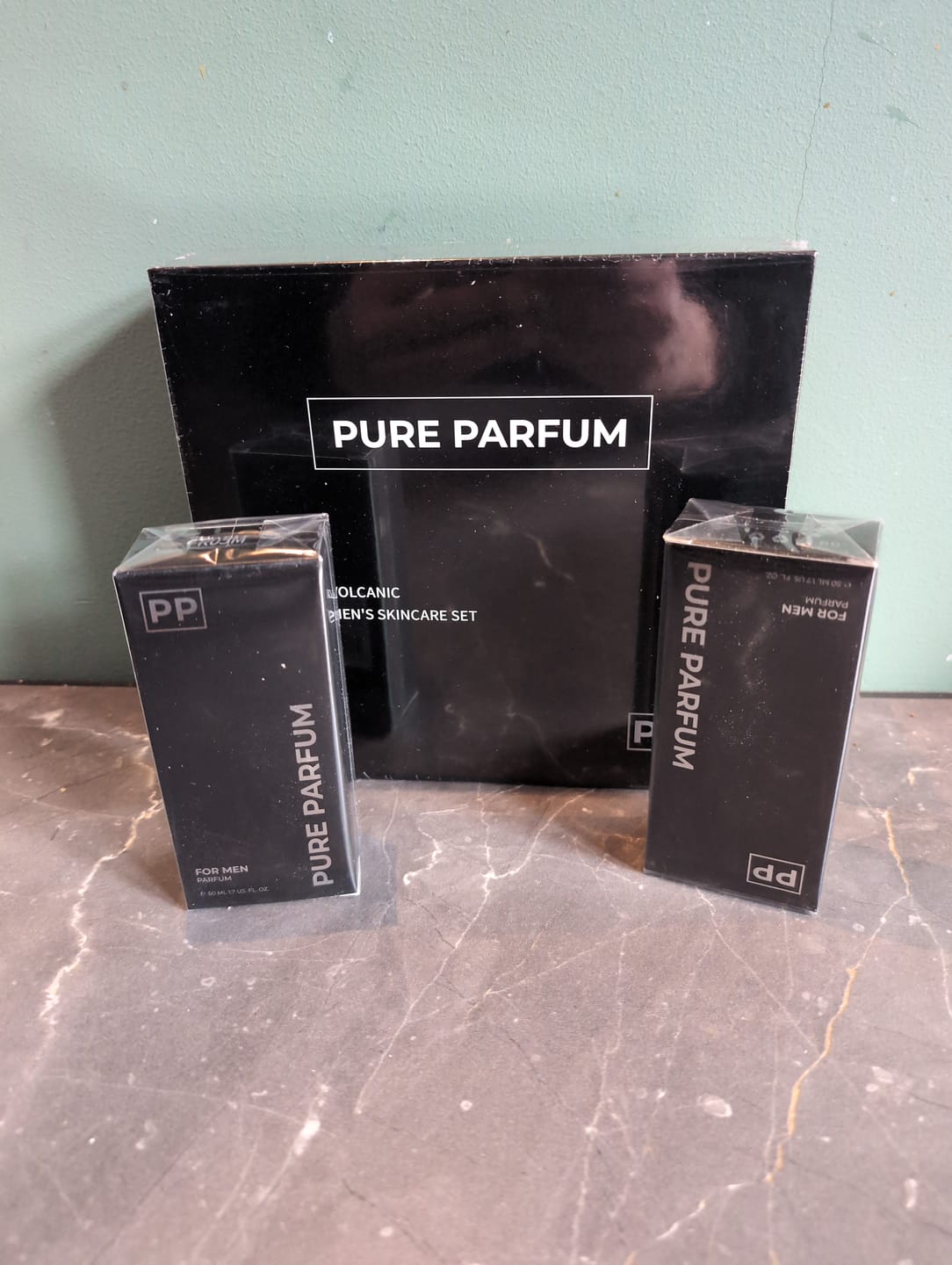 Customer photo review of Volcanic Skincare Set - Voor mannen