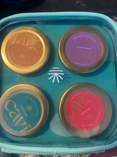 Customer photo review of CAVI's Beginner Tasting Kit • Back in Stock
