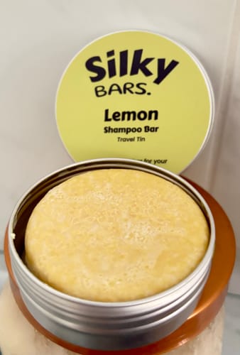 Customer photo review of Lemon Shampoo Bar