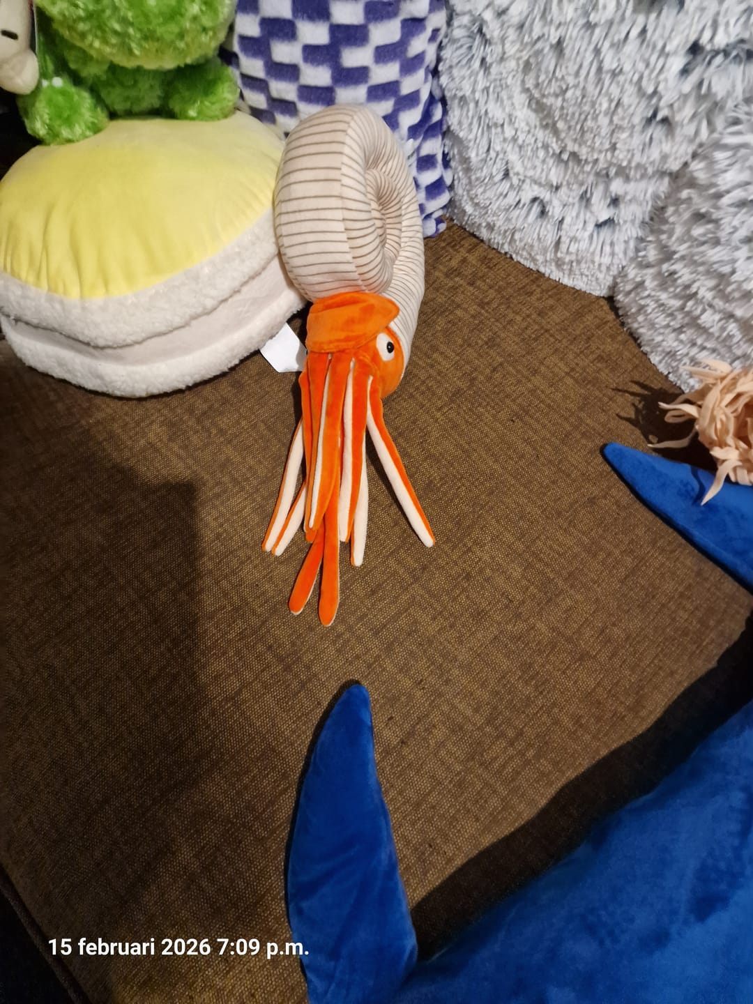 Customer photo review of Ammonite Soft Stuffed Plush Toy