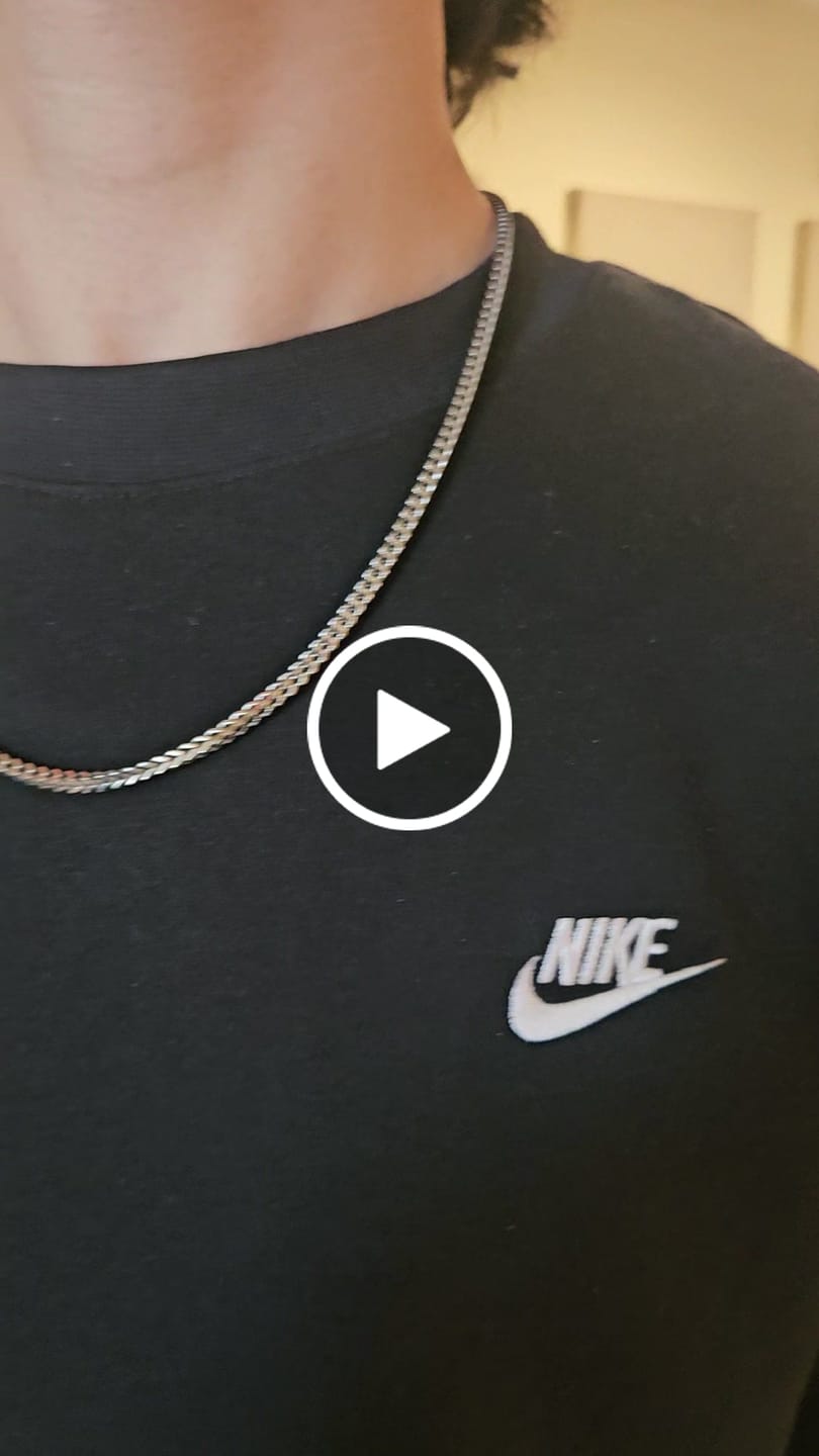 Customer video review of Franco Chain (Silver)