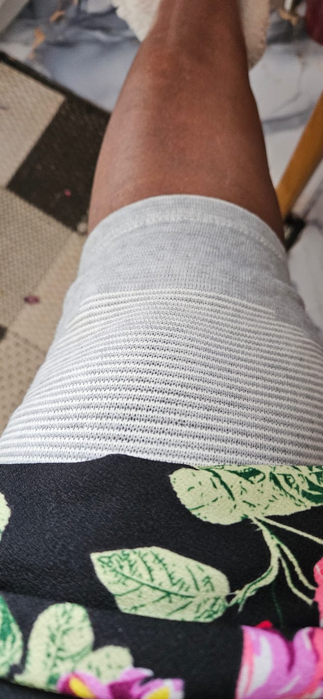 Customer photo review of Genouillère de Compression