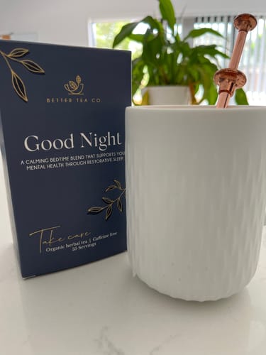 Customer photo review of Good Night Loose Leaf Tea