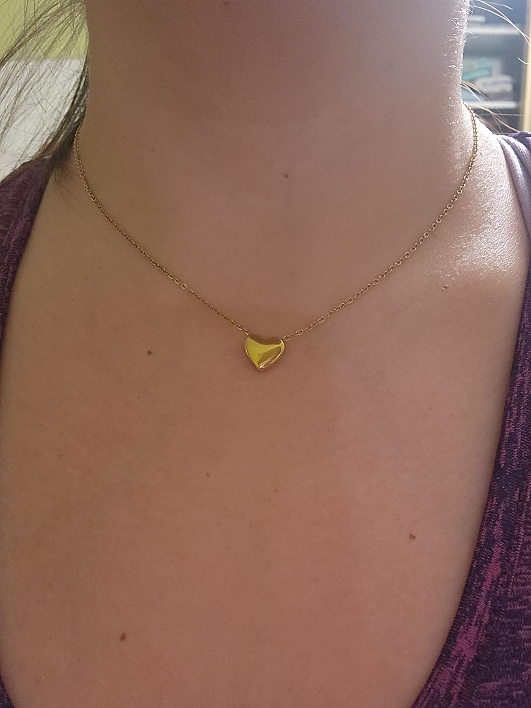 Customer photo review of Riley Heart Necklace (Bundle)
